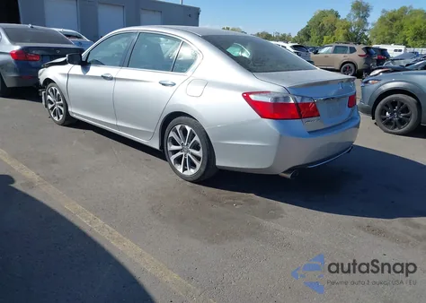 2015 Honda Accord Sport из США, поврежденный, VIN 1HGCR2F51FA099241